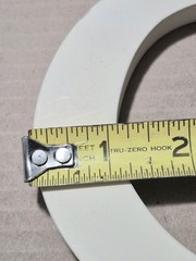 Alphabet Letter C Single Hang Or Stand White