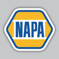 Napa Auto Parts Vinyl Sticker/Decal -Racing-Vintage Classic -Hot Rod -Automotive