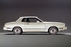 1974 Ford Mustang II Coupe | 24×36 inch POSTER | vintage classic car
