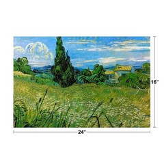Vincent Van Gogh Green Wheat Field with Cypress Van Gogh Wall Art Impressionist