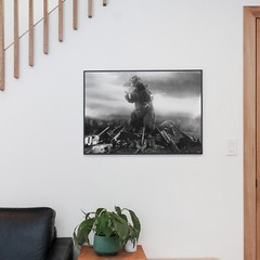 Godzilla 1954 Movies Black and White Classic Films 1950s Wall Art Poster Print