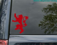 HERALDIC LION V2 Vinyl Decal Sticker – Coat of Arms Heraldry Genealogy