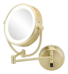Aptations Kimball & Young Optional Lens For LED Lighted Mirror, Brushed Brass