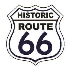 Historic RT 66 Route 66 Sticker MADE IN THE USA D2879