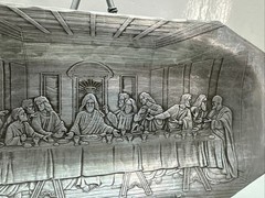 Wendell August Last Supper 12×6 Inches Handmade