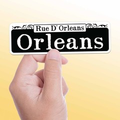 Orleans Street New Orleans Sticker – NOLA Louisiana Street Sign Decal for Laptop