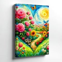 Wall Art He Is Risen Easter Cross Empty Tomb Floral Christian Religious Decor
