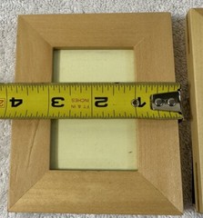 Set Of 2 Farmhouse Cottage Style photo frames 5” X 4” Minimalist Primitive