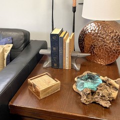 Cast Iron Anvil Bookends Set of 2 with Smooth Flat Top – 8″ L Book Holders