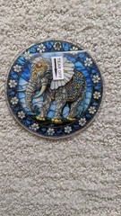 MULTICOLOR ELEPHANT SUNCATCHER/ ORNAMENT–NEW