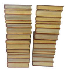Decorative Faux Book Stack Set of 4 Sections Vintage Style Library Decor Props