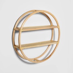 Rattan Round Shelf Natural – Pillowfort