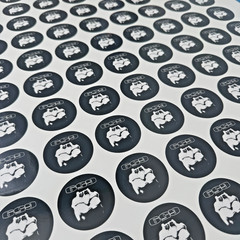 Custom Printed Stickers – Your Text or Image – Glossy/Matte – Multiple Sizes