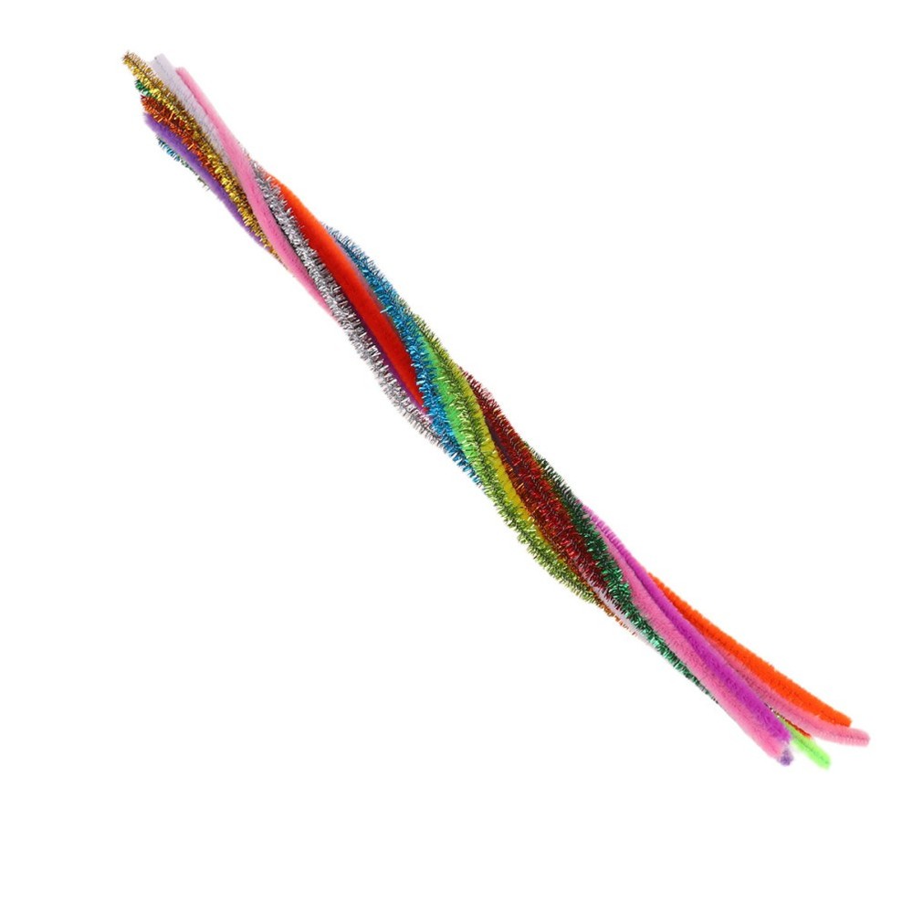 200Pcs Assorted Color Foldable Stick Toy Reusable for Kids DIY Crafts