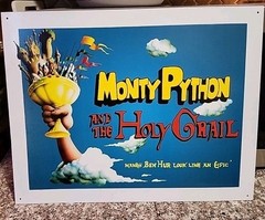 Monty Python Holy Grail Metal Poster Reproduction Comedy Movie Film TV BBC USA