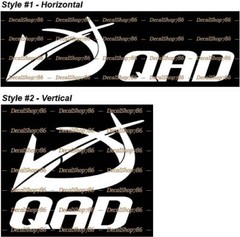 QAD – Archery/Hunting Equipment & Gears – Vinyl Die-Cut Peel N’ Stick Decals