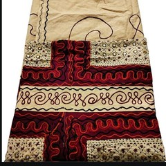 Indian Beaded Patchwork Tapestry Wall Hanging Tablecloth Boho 80×50 Boho Decor