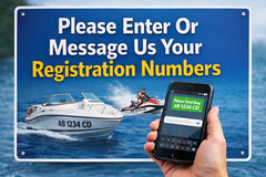 BOAT PWC LETTERS & NUMBERS REGISTRATION – RAISED CARBON FIBER 3D DECALS