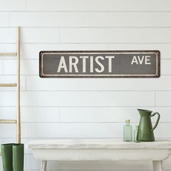 Artist Street Sign Gift for Artist Art Studio Decor Craft Sign 104180021061