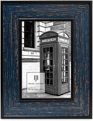 Isaac Jacobs (Vertical & Horizontal) Double Border Picture Frame w/ Black Easel