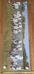 1979 Verkerke White Horses In The Camargue Large Original Poster 62.5″X 21″ #2