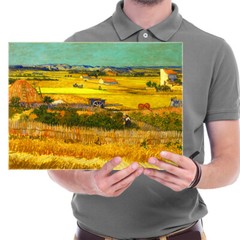 Canvas Print Picture Wall Art Van Gogh Painting Repro Home Decor Harvest Framed