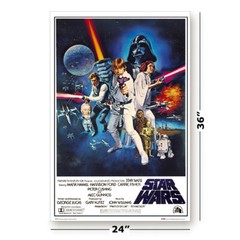 STAR WARS: EPISODE IV, V,& VI – MOVIE POSTER SET (REGULARS 2) (24″ X 36″)