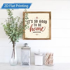 Vintage Framed Wooden Sign Sweet Home Saying Living Room Tabletop Decor