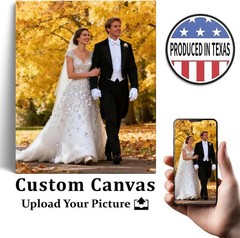 Custom Gallery Wrapped Canvas Print Your Own Photo on Canvas (Ready to Hang)