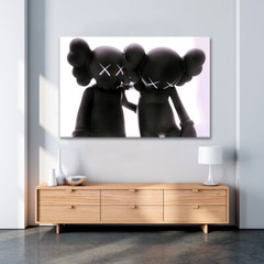 Cartoon Dolls Wall Art Canvas Print Ready To Hang Hypebeast Decor Pop Art Poster