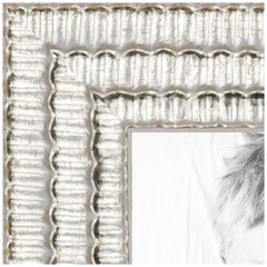 ArttoFrames Silver Picture Frame Modern,Ornate Custom Picture Poster Frame Large