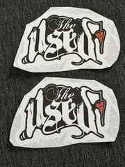 Lot (2) THE USED 1 1/2″ x 2 1/2″ Logo Band STICKERS Black FAST! FREE SHIP!