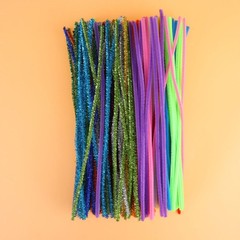 200Pcs Assorted Color Foldable Stick Toy Reusable for Kids DIY Crafts