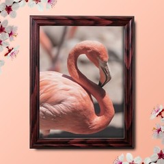 US ART Frames .75″ Cherry Maroon Solid Poplar Wood Picture Poster Frames, S-A