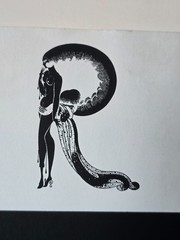 1982 ERTE HAND SIGNED SEVENARTS LIMITED ART DECO PRINT SYMPHONY IN WHITE