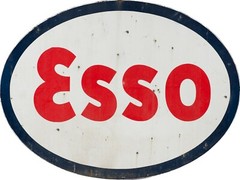 Vintage Esso Gas Sign Reproduction Metal Sign FREE SHIPPING Garage Decor