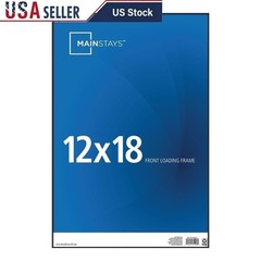 12×18 Front Loading Picture Frame Durable Plastic Wall Art Display Gallery Frame