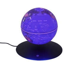 6in Magnetic Levitating Globe with LED Gradient Light Floating Earth Desk Decor