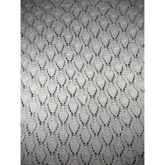 Large Vintage Handmade Granny Knit Crochet Bedspread Boho Ivory Throw 60×72