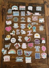 Stickers Pack of 49 Funny Sarcasm Stickers Durable Unique Laptop Bottle Thermos