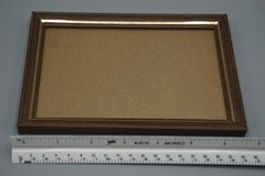 Vintage Dark Wood Gold Trim Photo Picture Frame 5×7 Desk Wall Display Horizontal
