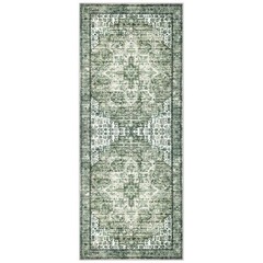 3×8 Washable Rug for Entryway, Green Soft Printed Area Rug, Non-Slip Kitchen …