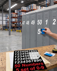 Mailbox Address locker Numbers Decal Vinyl Sticker Window Door Wall Sign Decals