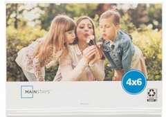 (4 pack) 4″ x 6″ Horizontal Bent Acrylic Tabletop Picture Frame