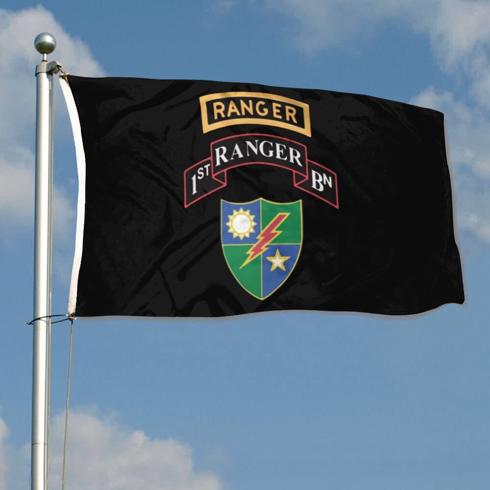 1st Battalion 75th Ranger Regiment Flag Banner 3x5Feet Home Garden Party Decor