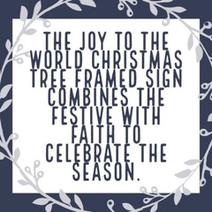 Joy to the World Christmas Sign, Rustic Decor, Farmhouse Decor