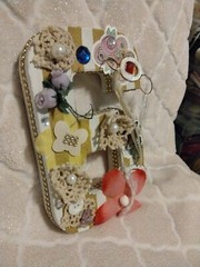 shabby chic wall decor number 6. gorgeous number loaded with embellishments. 