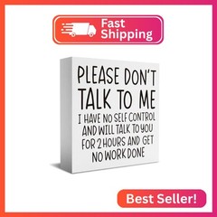 Boss Day Gifts, Funny Boss Gifts for Women Men, Don’t Talk to Me I Have No Self