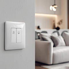 Transparent Light Switch Labels 620PCS, Waterproof Switch Stickers for Home Offi