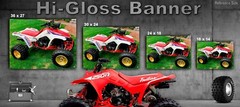 1986 HONDA FOURTRAX 250R TRX QUAD BANNER Restored OEM ATV